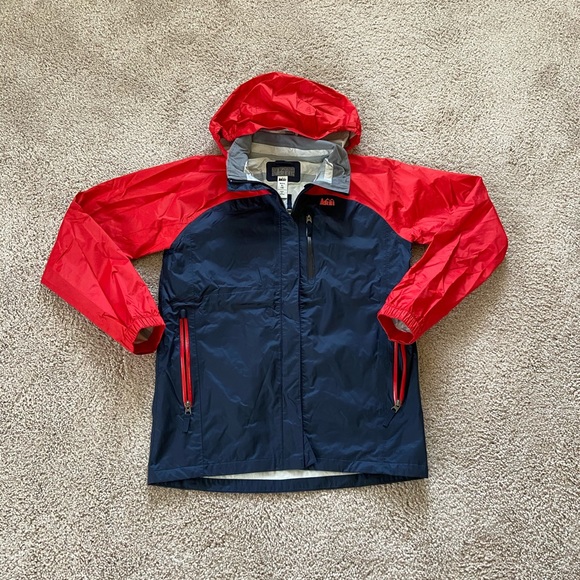 boys navy rain jacket
